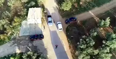 Bursa'da Zeytin Hırsızlığına Drone Operasyonu