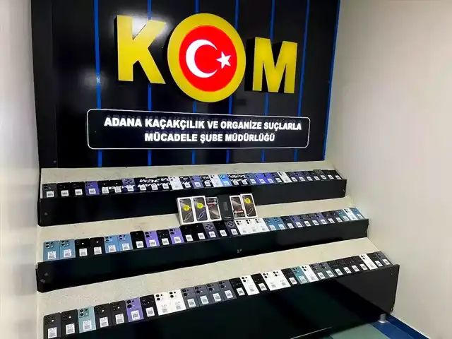 Adana'da 96 Kaçak Cep Telefonu Ele Geçirildi